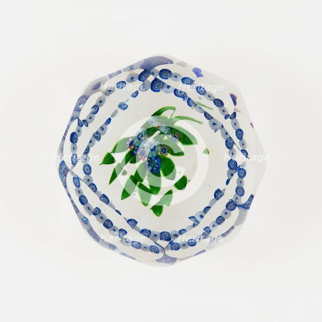 Paperweight, Saint-Louis, c. 1848-55. Creator: Saint-Louis Glassworks.