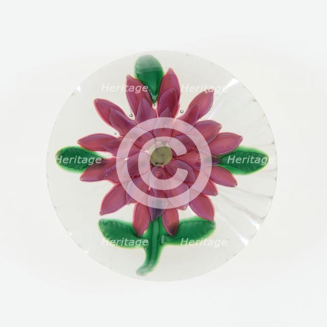 Paperweight, Saint-Louis, c. 1848-55. Creator: Saint-Louis Glassworks.