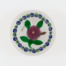 Paperweight, Saint-Louis, c. 1848-55. Creator: Saint-Louis Glassworks