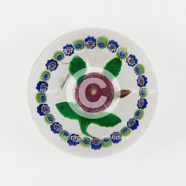 Paperweight, Saint-Louis, c. 1848-55. Creator: Saint-Louis Glassworks.