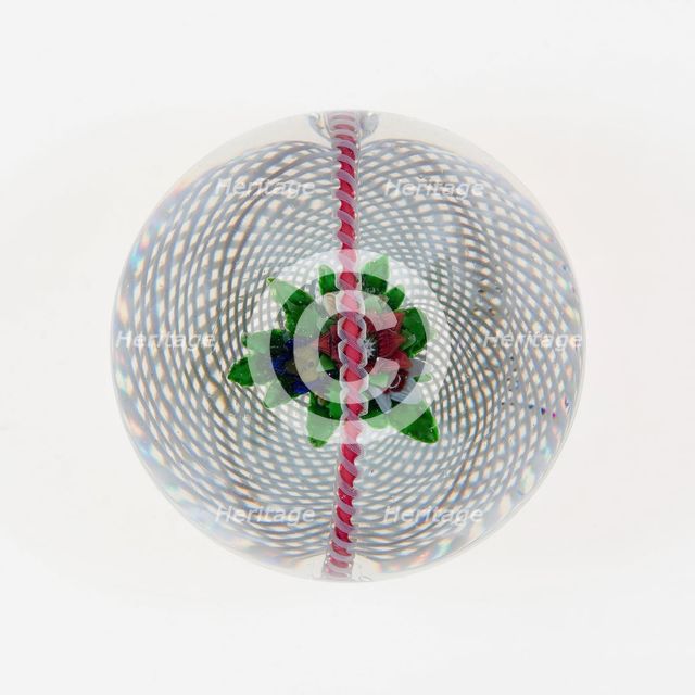 Paperweight, Saint-Louis, c. 1848-55. Creator: Saint-Louis Glassworks.