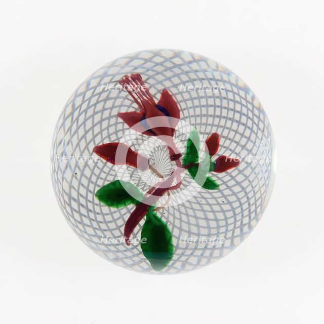 Paperweight, Saint-Louis, c. 1848-55. Creator: Saint-Louis Glassworks.