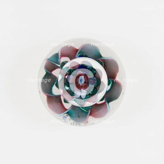 Paperweight, Sandwich, c. 1850-1900. Creator: Boston and Sandwich Glass Company.