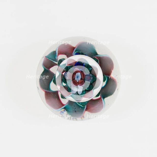 Paperweight, Sandwich, c. 1850-1900. Creator: Boston and Sandwich Glass Company.