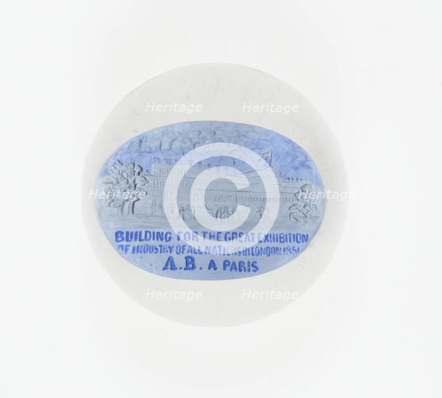 Paperweight, Paris, 1851. Creator: Unknown.