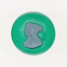 Paperweight, Toledo, late 19th century. Creator: New England Glass Company