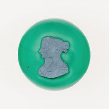 Paperweight, Toledo, late 19th century. Creator: New England Glass Company