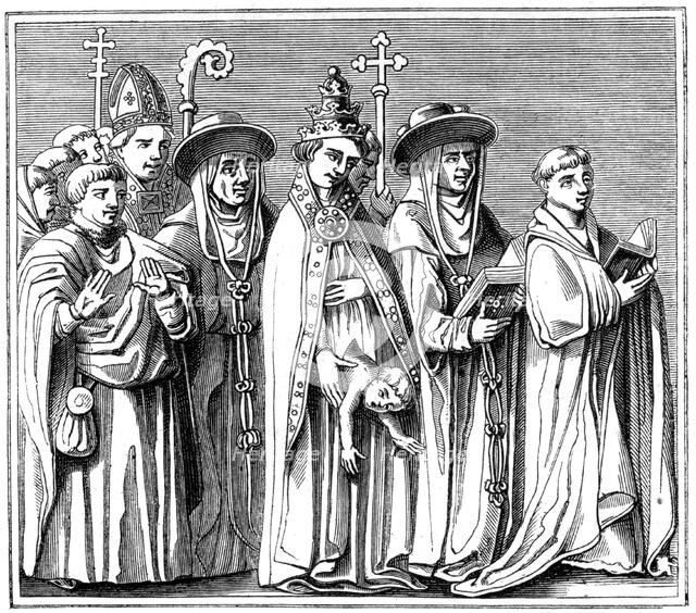 Papesse Jeanne, 15th century (1849). Artist: Unknown