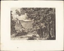 Papigno, vicino a Terni, 1794. Creator: Jacob Wilhelm Mechau