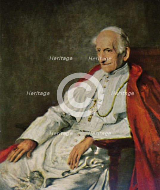 'Papst Leo XIII. 1810-1903. - Gemälde von Fülöp', 1934. Creator: Unknown.