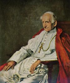 Papst Leo XIII. 1810-1903. - Gemälde von Fülöp 1934. Creator: Unknown