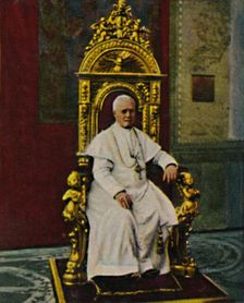 Papst Pius X. 1835-1914 1934. Creator: Unknown