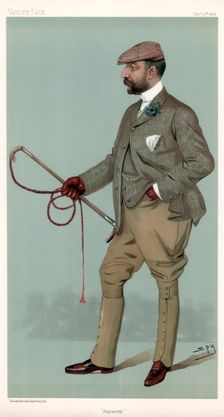 Papworth Ernest Terah Hooley, British financier, 1896.Artist: Spy