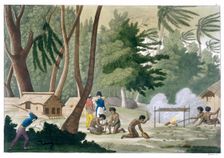 Papu Tribe on the Isle of Rawak c1820-1839. Creator: G Bramati