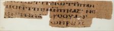 Papyrus, Coptic, 600. Creator: Unknown