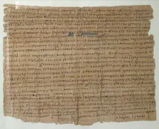Papyrus, Coptic, 699. Creator: Unknown