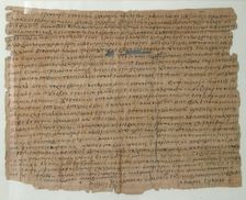 Papyrus, Coptic, 699. Creator: Unknown