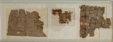 Papyrus fragment, Coptic, A.D. 6th century or later. Creator: Unknown