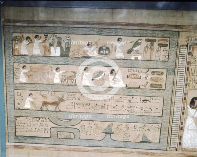 Papyrus of Ani,  c1250 BC. Artist: Unknown.