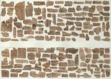Papyri Fragments, Coptic, 7th century. Creator: Unknown