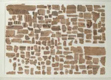 Papyri Fragments, Coptic, 7th century. Creator: Unknown