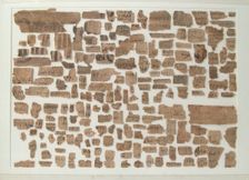 Papyri Fragments, Coptic, 7th century. Creator: Unknown