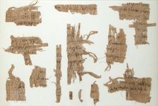 Papyri Fragments, Coptic, ca. 600. Creator: Unknown