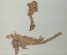Papyri Fragments, Coptic, ca. 600. Creator: Unknown