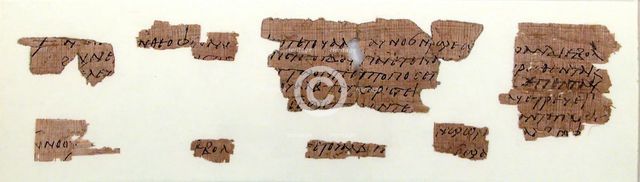 Papyri Fragments of a Letter to Epiphanius, Coptic, 7th century. Creator: Unknown.