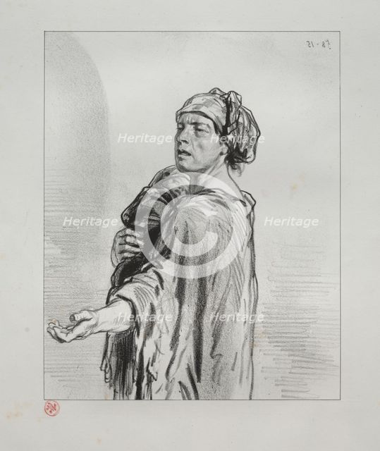 Par-ci, par-lá: End of a Romance. Creator: Paul Gavarni (French, 1804-1866).