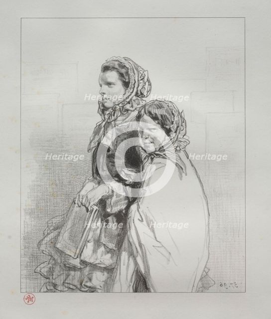 Par-ci, par-lá: My Daughter has sung, 1854-1856. Creator: Paul Gavarni (French, 1804-1866).