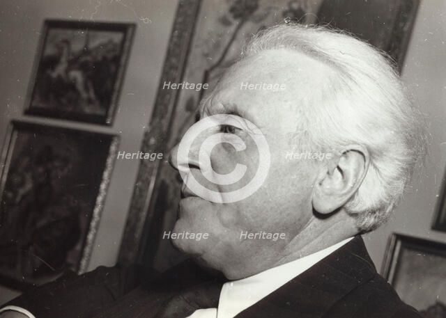 Pär Lagerkvist, Swedish author, 20th century. Artist: Karl Sandels