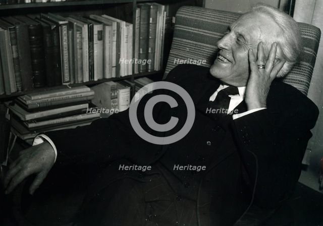 Pär Lagerkvist, Swedish author, 20th century. Creator: Karl Sandels.