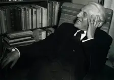 Pär Lagerkvist, Swedish author, 20th century. Creator: Karl Sandels