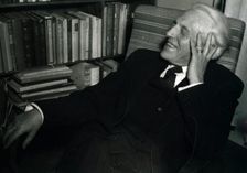 Pär Lagerkvist, Swedish author, 20th century. Creator: Karl Sandels