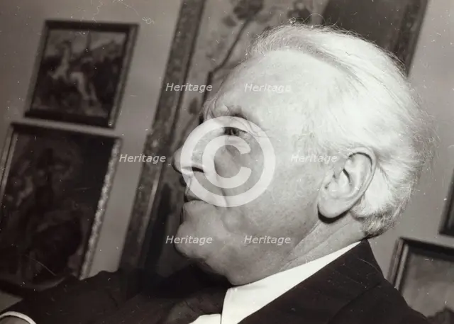 Pär Lagerkvist, Swedish author, 20th century. Creator: Karl Sandels.