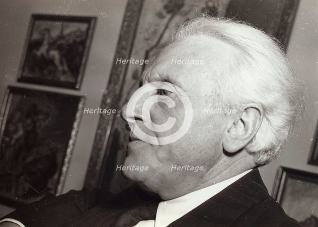 Pär Lagerkvist, Swedish author, 20th century. Creator: Karl Sandels.