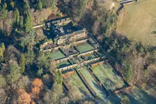 Parcevall Hall terraced garden, North Yorkshire, 2024. Creator: Robyn Andrews