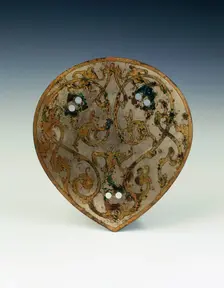 Parcel gilt bronze fitting with fabulous animals design, Western Han dynasty, China, 2nd century BC. Creator: Unknown
