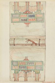 Parchment Book Cover, 1935/1942. Creator: Robert W.R. Taylor