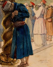 Parable-The Pharisee and the Publican, c1860. Creator: John Everett Millais
