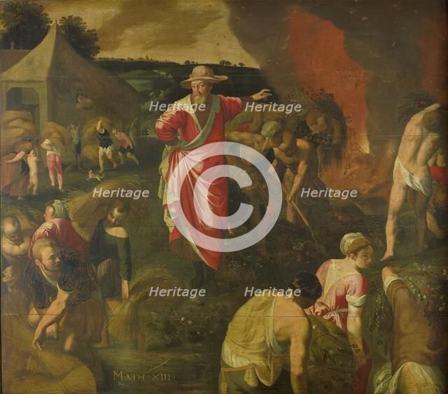 Parable of the Weeds among the Wheat, 1590-1610. Creator: Isaac Claesz. van Swanenburg.