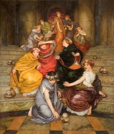 Parable Of The Wise And Foolish Virgins, 1899. Creator: William John Wainwright