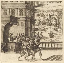 Parable of the Talents (The Worthless Servant Cast into the Outer Darkness), prob. c. 1576/1580. Creator: Leonard Gaultier