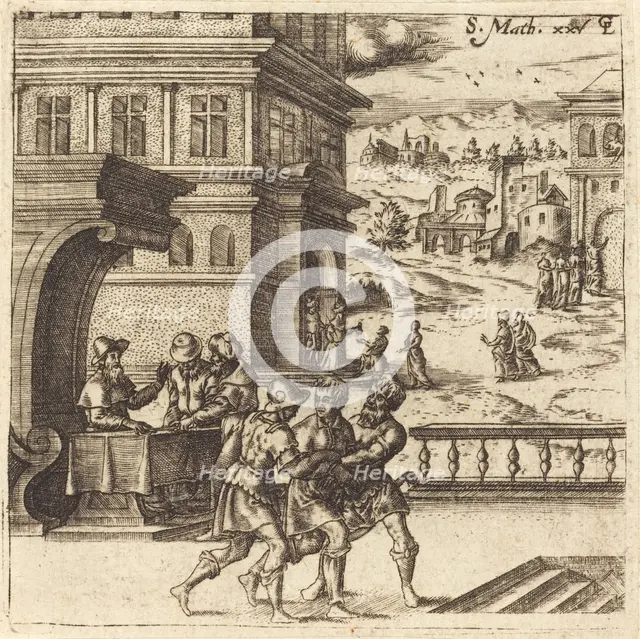 Parable of the Talents (The Worthless Servant Cast into the Outer Darkness), prob. c. 1576/1580. Creator: Leonard Gaultier.
