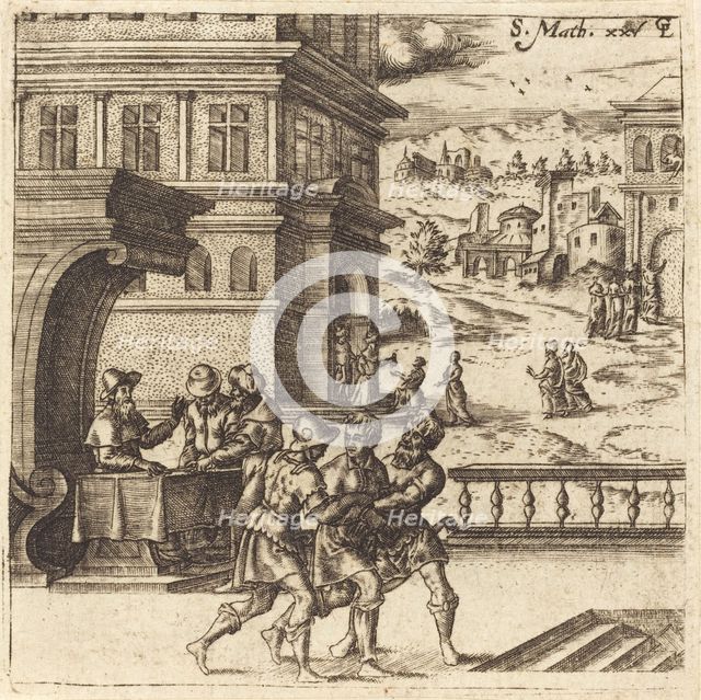 Parable of the Talents (The Worthless Servant Cast into the Outer Darkness), prob. c. 1576/1580. Creator: Leonard Gaultier.
