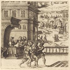 Parable of the Talents (The Worthless Servant Cast into the Outer Darkness), prob. c. 1576/1580. Creator: Leonard Gaultier