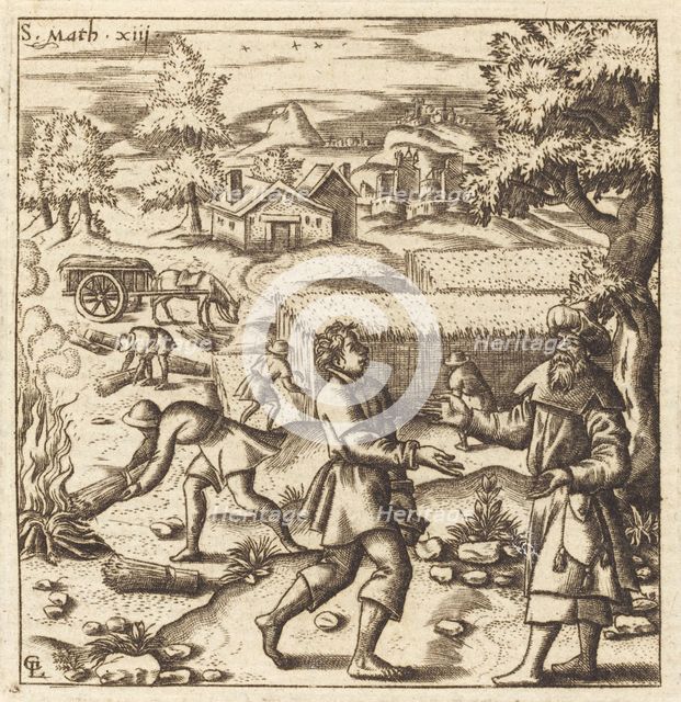 Parable of Weeds in the Wheat, probably c. 1576/1580. Creator: Leonard Gaultier.