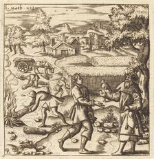 Parable of Weeds in the Wheat, probably c. 1576/1580. Creator: Leonard Gaultier