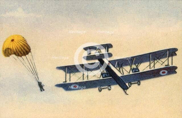 Parachute jump, c1919, (1932). Creator: Unknown.